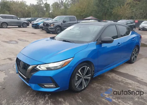 2021 Nissan Sentra Sr Xtronic Cvt из США, поврежденный, VIN 3N1AB8DV4MY323436